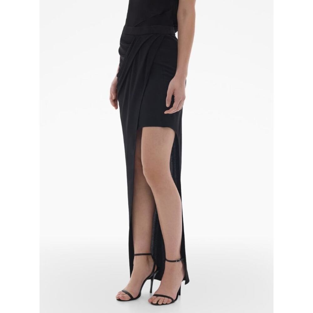 Helmut Lang Asymmetrical Slit Skirt - Picture 2 of 15